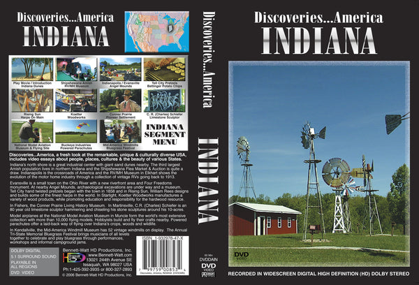 Indiana Travel DVD | Bennett Watt Indiana Destinations – Bennett