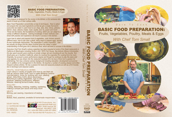 Dare To Cook Gourmet Food Preservation w/ Chef Tom Small DVD