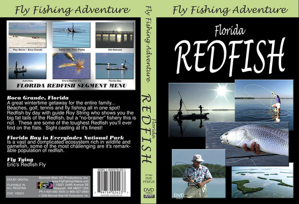 Florida's Redfish  Fly fishing in Florida DVD – Bennett-Watt  Entertainment, Inc. / Anglers Book Supply